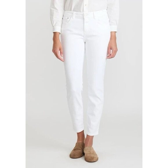 Closed Womens Baker Jean Sz 26 White Skinny Slim Ankle Fit Mid Rise Stretch $295 - Picture 1 of 13